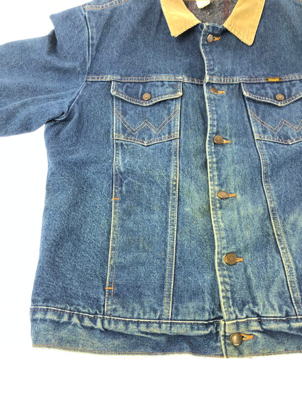 【現状渡し品】【メンズ】 WRANGLER ラングラー USA製 90'S BLANKET LINER DENIM JACKET 90年代 ブランケットライナー デニムジャケット ライトアウター 146-261001-na-21-tagh サイズ：サイズ表記なし 下記参照 カラー：インディゴ 万代Net店