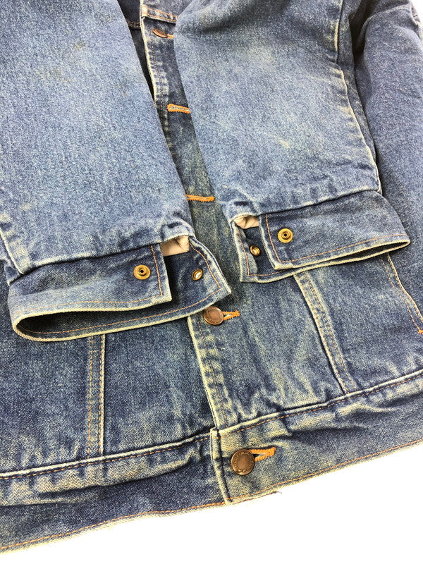 【現状渡し品】【メンズ】 WRANGLER ラングラー USA製 90'S BLANKET LINER DENIM JACKET 90年代 ブランケットライナー デニムジャケット ライトアウター 146-261001-na-21-tagh サイズ：サイズ表記なし 下記参照 カラー：インディゴ 万代Net店