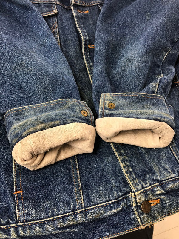 【現状渡し品】【メンズ】 WRANGLER ラングラー USA製 90'S BLANKET LINER DENIM JACKET 90年代 ブランケットライナー デニムジャケット ライトアウター 146-261001-na-21-tagh サイズ：サイズ表記なし 下記参照 カラー：インディゴ 万代Net店