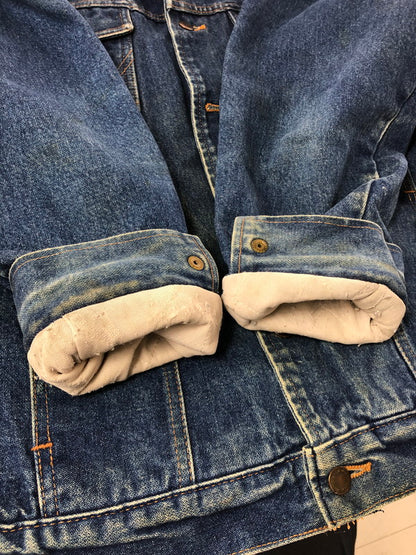 【現状渡し品】【メンズ】 WRANGLER ラングラー USA製 90'S BLANKET LINER DENIM JACKET 90年代 ブランケットライナー デニムジャケット ライトアウター 146-261001-na-21-tagh サイズ：サイズ表記なし 下記参照 カラー：インディゴ 万代Net店