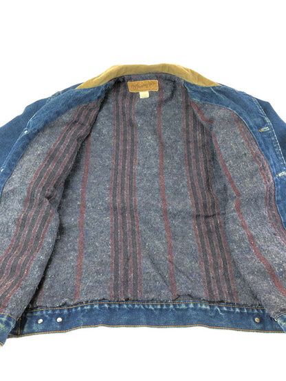 【現状渡し品】【メンズ】 WRANGLER ラングラー USA製 90'S BLANKET LINER DENIM JACKET 90年代 ブランケットライナー デニムジャケット ライトアウター 146-261001-na-21-tagh サイズ：サイズ表記なし 下記参照 カラー：インディゴ 万代Net店