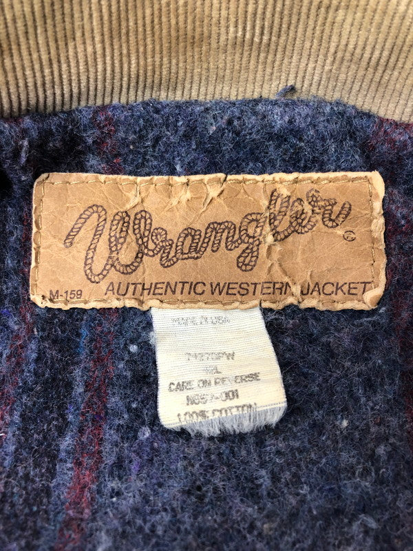 【現状渡し品】【メンズ】 WRANGLER ラングラー USA製 90'S BLANKET LINER DENIM JACKET 90年代 ブランケットライナー デニムジャケット ライトアウター 146-261001-na-21-tagh サイズ：サイズ表記なし 下記参照 カラー：インディゴ 万代Net店