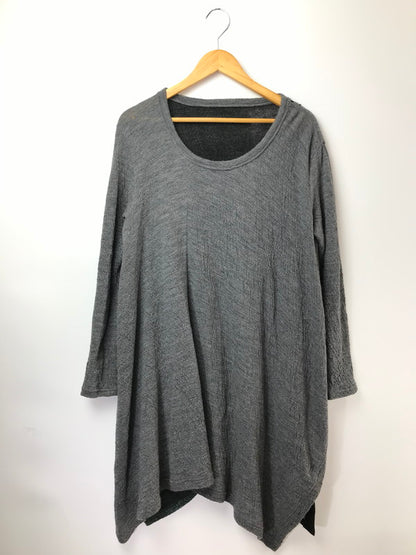 【中古品】【メンズ】 Y'S ワイズ WOOL LAYERED CUT AND SEW GRAY YQ-T32-865 ウール レイヤード カットソー 140-261002-rt-38-tagh サイズ：3 カラー：グレー 万代Net店
