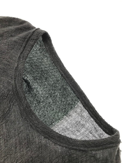 【中古品】【メンズ】 Y'S ワイズ WOOL LAYERED CUT AND SEW GRAY YQ-T32-865 ウール レイヤード カットソー 140-261002-rt-38-tagh サイズ：3 カラー：グレー 万代Net店