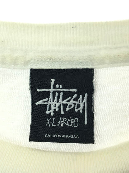 【中古品】【メンズ】 STUSSY ステューシー S/S T-SHIRT WHITE ショートスリーブ Tシャツ 半袖Tシャツ トップス 142-261002-rt-31-tagh サイズ：XL カラー：ホワイト 万代Net店