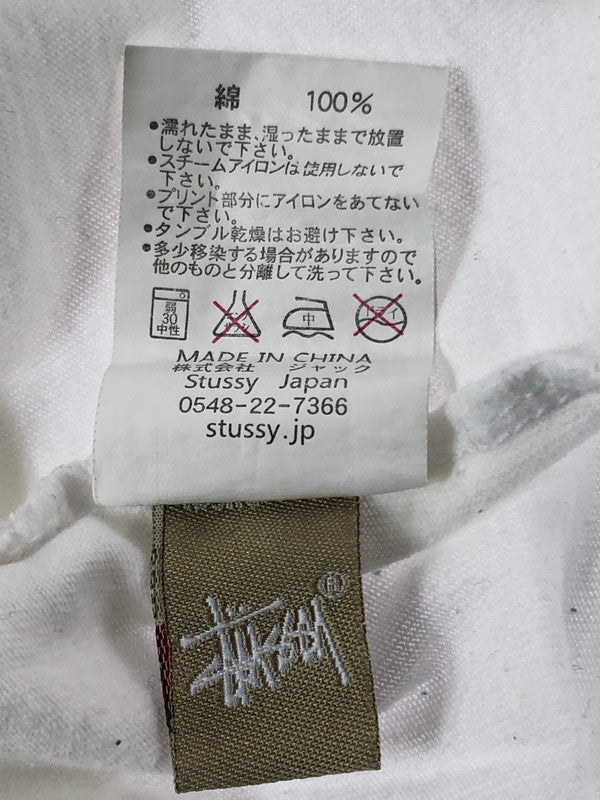 【中古品】【メンズ】 STUSSY ステューシー S/S T-SHIRT WHITE ショートスリーブ Tシャツ 半袖Tシャツ トップス 142-261002-rt-31-tagh サイズ：XL カラー：ホワイト 万代Net店
