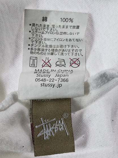 【中古品】【メンズ】 STUSSY ステューシー S/S T-SHIRT WHITE ショートスリーブ Tシャツ 半袖Tシャツ トップス 142-261002-rt-31-tagh サイズ：XL カラー：ホワイト 万代Net店