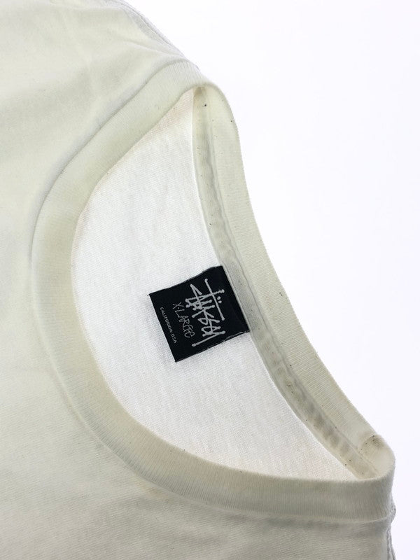 【中古品】【メンズ】 STUSSY ステューシー S/S T-SHIRT WHITE ショートスリーブ Tシャツ 半袖Tシャツ トップス 142-261002-rt-31-tagh サイズ：XL カラー：ホワイト 万代Net店