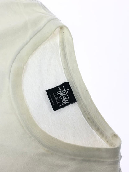 【中古品】【メンズ】 STUSSY ステューシー S/S T-SHIRT WHITE ショートスリーブ Tシャツ 半袖Tシャツ トップス 142-261002-rt-31-tagh サイズ：XL カラー：ホワイト 万代Net店