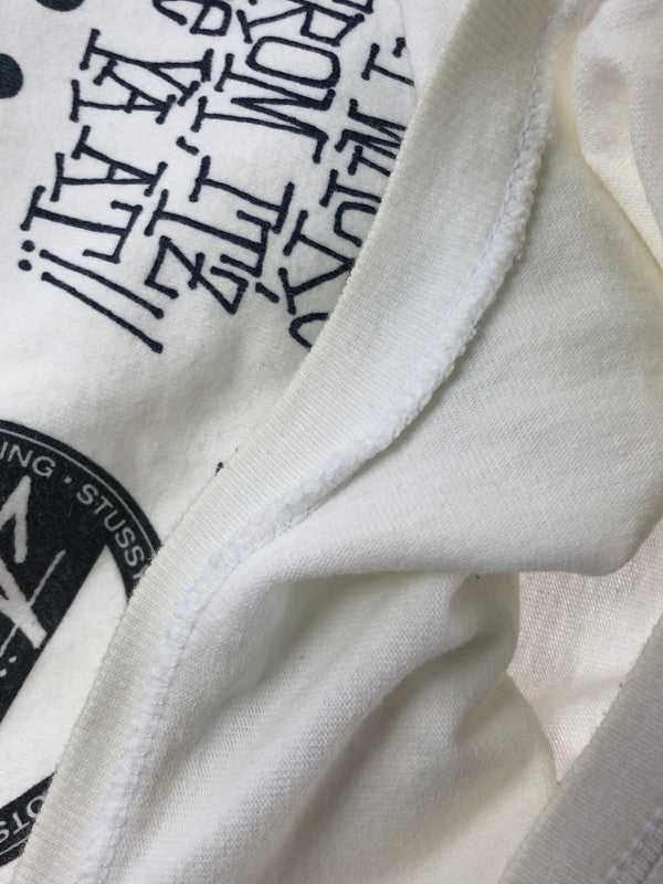 【中古品】【メンズ】 STUSSY ステューシー S/S T-SHIRT WHITE ショートスリーブ Tシャツ 半袖Tシャツ トップス 142-261002-rt-31-tagh サイズ：XL カラー：ホワイト 万代Net店