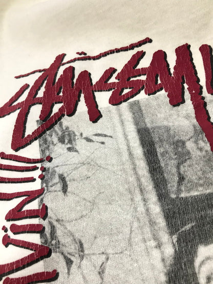 【現状渡し品】【メンズ】 STUSSY ステューシー S/S T-SHIRT WHITE クイーンズスクエア横浜チャプト 10周年記念 ショートスリーブ Tシャツ トップス 142-261002-rt-32-tagh サイズ：XL カラー：ホワイト 万代Net店