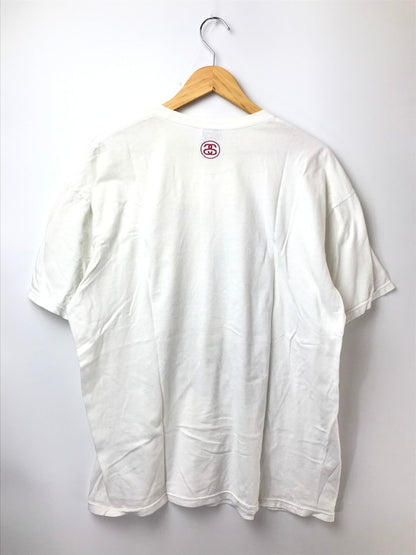 【現状渡し品】【メンズ】 STUSSY ステューシー S/S T-SHIRT WHITE クイーンズスクエア横浜チャプト 10周年記念 ショートスリーブ Tシャツ トップス 142-261002-rt-32-tagh サイズ：XL カラー：ホワイト 万代Net店