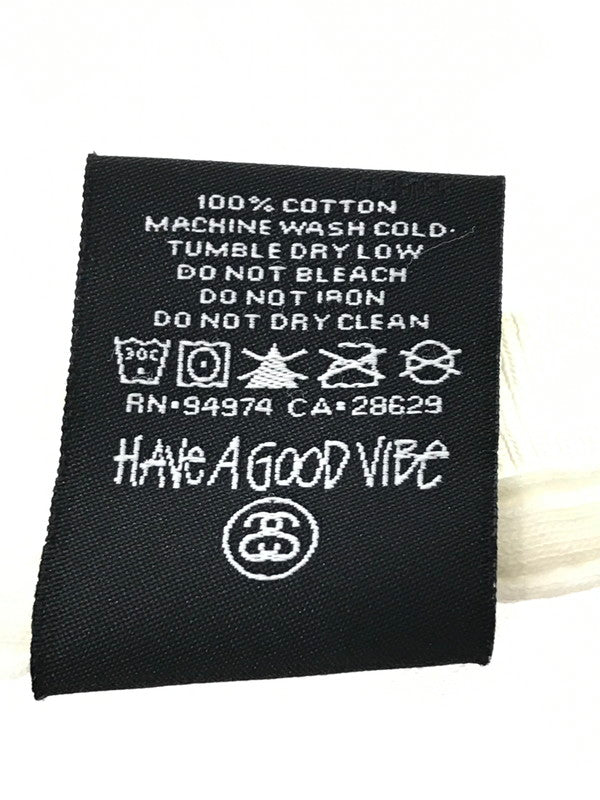 【現状渡し品】【メンズ】 STUSSY ステューシー S/S T-SHIRT WHITE クイーンズスクエア横浜チャプト 10周年記念 ショートスリーブ Tシャツ トップス 142-261002-rt-32-tagh サイズ：XL カラー：ホワイト 万代Net店