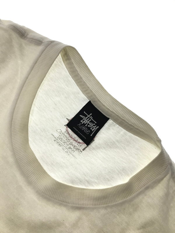 【現状渡し品】【メンズ】 STUSSY ステューシー S/S T-SHIRT WHITE クイーンズスクエア横浜チャプト 10周年記念 ショートスリーブ Tシャツ トップス 142-261002-rt-32-tagh サイズ：XL カラー：ホワイト 万代Net店