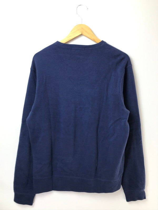 【中古品】【メンズ】 POLO RALPH LAUREN ポロ・ラルフローレン 90's VNECK COTTON SWEAT 90年代 Vネック コットン スウェット トレーナー トップス 146-261002-rt-39-tagh サイズ：S カラー：ネイビー 万代Net店