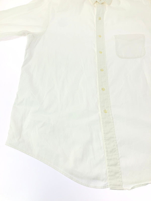 【中古品】【メンズ】 BROOKS BROTHERS ブルックスブラザーズ USA製 80S-90S L/S SHIRT 80-90年代 長袖シャツ 146-261001-na-12-tagh サイズ：16 1/2-4 カラー：ホワイト 万代Net店