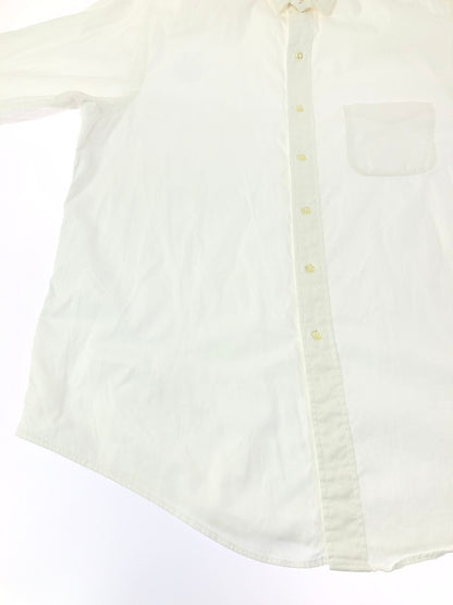 【中古品】【メンズ】 BROOKS BROTHERS ブルックスブラザーズ USA製 80S-90S L/S SHIRT 80-90年代 長袖シャツ 146-261001-na-12-tagh サイズ：16 1/2-4 カラー：ホワイト 万代Net店