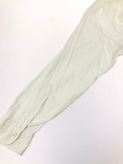 【中古品】【メンズ】 BROOKS BROTHERS ブルックスブラザーズ USA製 80S-90S L/S SHIRT 80-90年代 長袖シャツ 146-261001-na-12-tagh サイズ：16 1/2-4 カラー：ホワイト 万代Net店