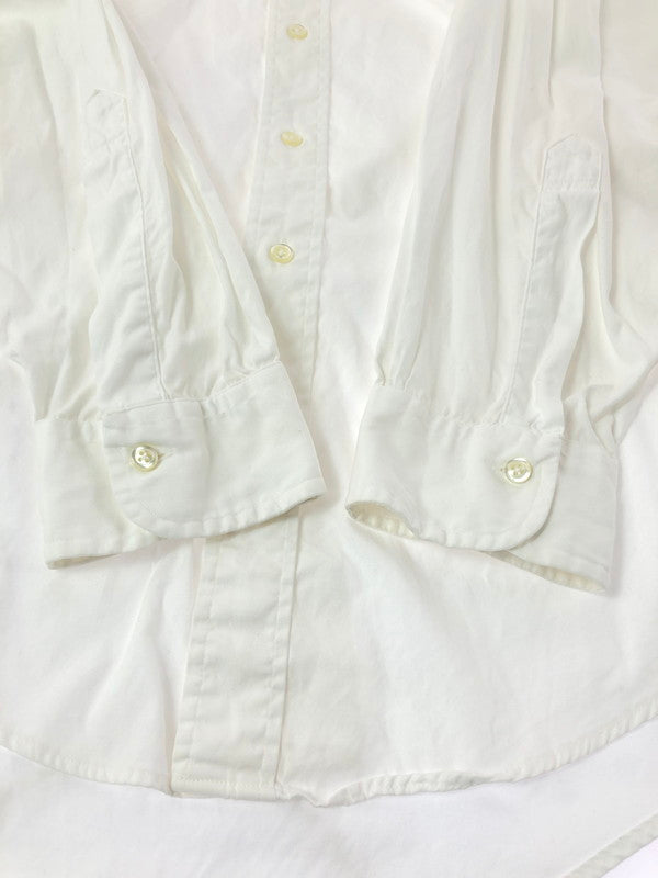 【中古品】【メンズ】 BROOKS BROTHERS ブルックスブラザーズ USA製 80S-90S L/S SHIRT 80-90年代 長袖シャツ 146-261001-na-12-tagh サイズ：16 1/2-4 カラー：ホワイト 万代Net店