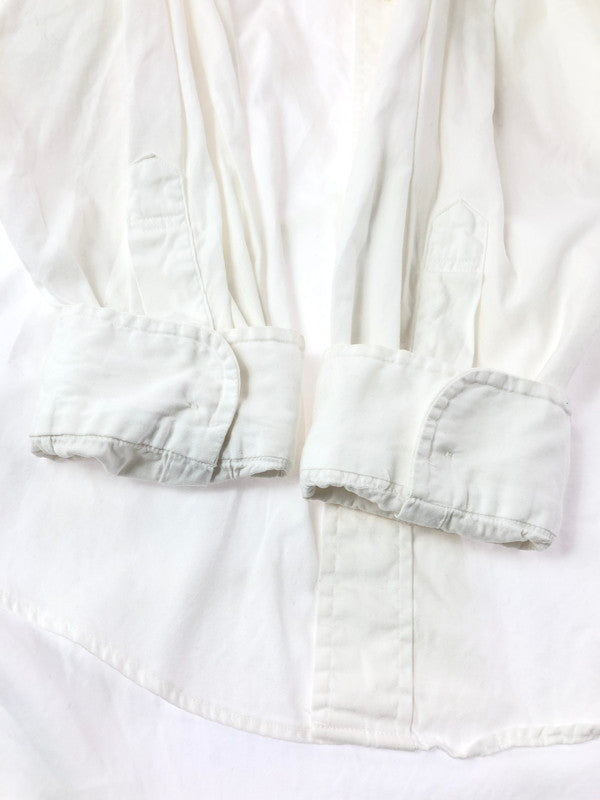 【中古品】【メンズ】 BROOKS BROTHERS ブルックスブラザーズ USA製 80S-90S L/S SHIRT 80-90年代 長袖シャツ 146-261001-na-12-tagh サイズ：16 1/2-4 カラー：ホワイト 万代Net店