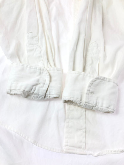 【中古品】【メンズ】 BROOKS BROTHERS ブルックスブラザーズ USA製 80S-90S L/S SHIRT 80-90年代 長袖シャツ 146-261001-na-12-tagh サイズ：16 1/2-4 カラー：ホワイト 万代Net店