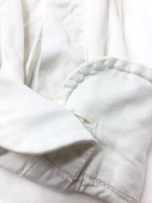 【中古品】【メンズ】 BROOKS BROTHERS ブルックスブラザーズ USA製 80S-90S L/S SHIRT 80-90年代 長袖シャツ 146-261001-na-12-tagh サイズ：16 1/2-4 カラー：ホワイト 万代Net店