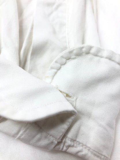 【中古品】【メンズ】 BROOKS BROTHERS ブルックスブラザーズ USA製 80S-90S L/S SHIRT 80-90年代 長袖シャツ 146-261001-na-12-tagh サイズ：16 1/2-4 カラー：ホワイト 万代Net店