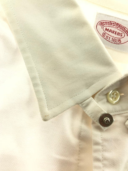 【中古品】【メンズ】 BROOKS BROTHERS ブルックスブラザーズ USA製 00S L/S SHIRT 00年代 長袖シャツ 146-261001-na-13-tagh サイズ：サイズ表記なし 下記参照 カラー：ホワイト 万代Net店