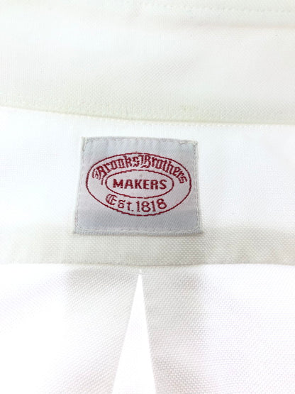 【中古品】【メンズ】 BROOKS BROTHERS ブルックスブラザーズ USA製 00S L/S SHIRT 00年代 長袖シャツ 146-261001-na-13-tagh サイズ：サイズ表記なし 下記参照 カラー：ホワイト 万代Net店