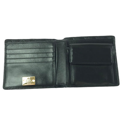 【中古品】【レディース】 VIVIENNE WESTWOOD ヴィヴィアンウエストウッド EMBOSS SHORT WALLET エンボス ショート ウォレット 二つ折り財布 200-261013-na-25-tagh カラー：ブラック 万代Net店