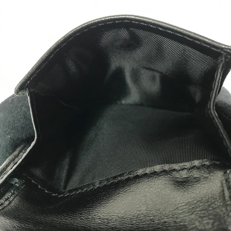【中古品】【レディース】 VIVIENNE WESTWOOD ヴィヴィアンウエストウッド EMBOSS SHORT WALLET エンボス ショート ウォレット 二つ折り財布 200-261013-na-25-tagh カラー：ブラック 万代Net店