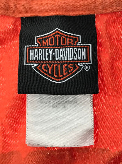 【現状渡し品】【メンズ】 HARLEY-DAVIDSON ハレー ダビッドソン APACHE JUNCTION ARIZONA L/S T-SHIRT アパッチ ジャンクション アリゾナ ロングスリーブ Tシャツ 146-261002-rt-37-tagh サイズ：XL カラー：オレンジ 万代Net店