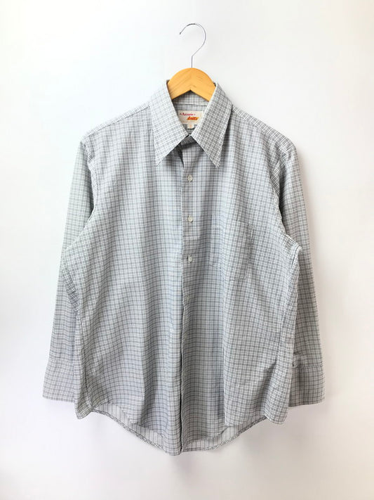 【中古品】【メンズ】 ARROW KNITS アローニット 70S-80S L/S CHECK SHIRT 70年代-80年代 韓国製 チェックシャツ 長袖シャツ 146-261005-na-01-tagh サイズ：16/32 カラー：マルチカラー 万代Net店