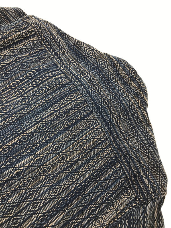 【中古品】【メンズ】 STUDIO D'ARTISAN ステュディオ・ダ・ルチザン 5606 L/S SHIRT カセ染め刺し子 長袖シャツ 145-261005-na-03-tagh サイズ：40 カラー：ブルー 万代Net店