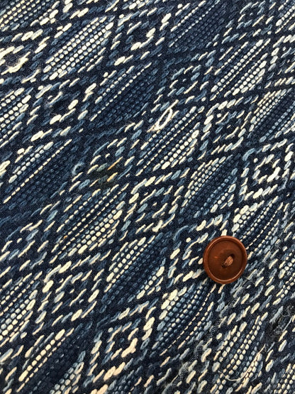 【中古品】【メンズ】 STUDIO D'ARTISAN ステュディオ・ダ・ルチザン 5606 L/S SHIRT カセ染め刺し子 長袖シャツ 145-261005-na-03-tagh サイズ：40 カラー：ブルー 万代Net店