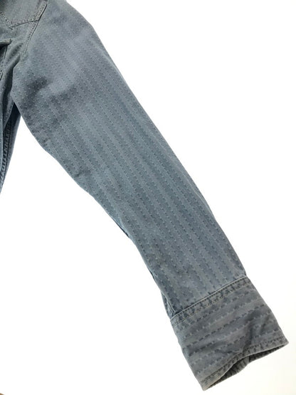 【中古品】【メンズ】 DIESEL ディーゼル L/S JACQUARD DENIM SHIRT TR000072 ジャガード デニムシャツ 長袖シャツ 141-261005-na-02-tagh サイズ：M カラー：インディゴ 万代Net店