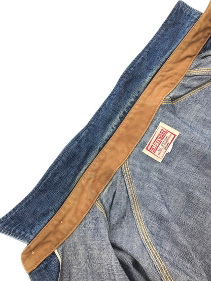 【中古品】【メンズ】 DELUXEWARE デラックスウエア L/S DENIM SHIRT デニムシャツ 長袖シャツ 145-261005-na-04-tagh サイズ：サイズ表記なし 下記参照 カラー：インディゴ 万代Net店
