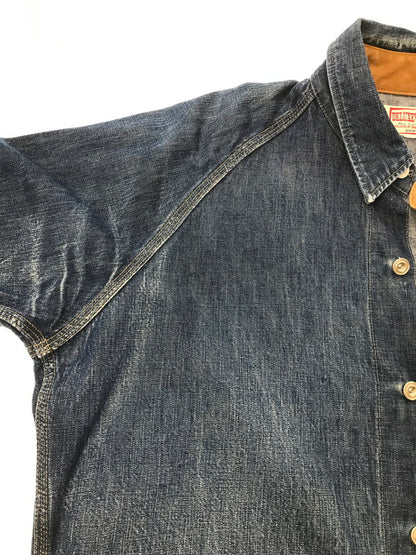 【中古品】【メンズ】 DELUXEWARE デラックスウエア L/S DENIM SHIRT デニムシャツ 長袖シャツ 145-261005-na-04-tagh サイズ：サイズ表記なし 下記参照 カラー：インディゴ 万代Net店