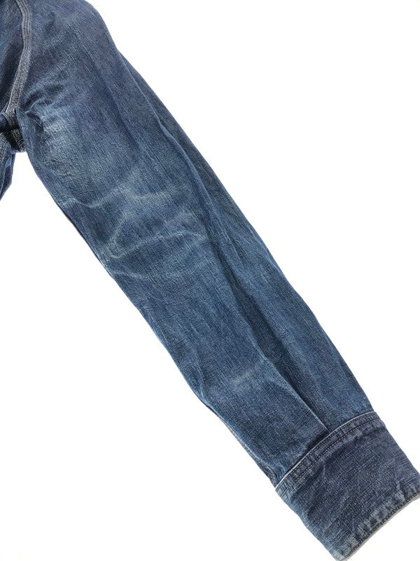 【中古品】【メンズ】 DELUXEWARE デラックスウエア L/S DENIM SHIRT デニムシャツ 長袖シャツ 145-261005-na-04-tagh サイズ：サイズ表記なし 下記参照 カラー：インディゴ 万代Net店
