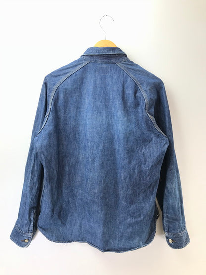 【中古品】【メンズ】 DELUXEWARE デラックスウエア L/S DENIM SHIRT デニムシャツ 長袖シャツ 145-261005-na-04-tagh サイズ：サイズ表記なし 下記参照 カラー：インディゴ 万代Net店