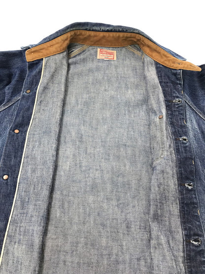 【中古品】【メンズ】 DELUXEWARE デラックスウエア L/S DENIM SHIRT デニムシャツ 長袖シャツ 145-261005-na-04-tagh サイズ：サイズ表記なし 下記参照 カラー：インディゴ 万代Net店