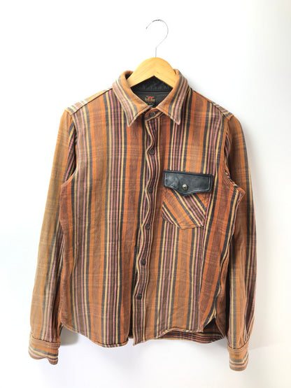 【現状渡し品】【メンズ】 DELUXEWARE デラックスウエア OLD MADE L/S FLANNEL SHIRT フランネルシャツ 長袖シャツ 145-261005-na-06-tagh サイズ：サイズ表記なし 下記参照 カラー：オレンジ系 万代Net店