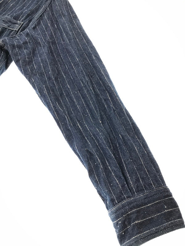 【中古品】【メンズ】 DELUXEWARE デラックスウエア L/S DENIM SHIRT デニムシャツ 長袖シャツ 145-261005-na-05-tagh サイズ：L カラー：インディゴ 万代Net店