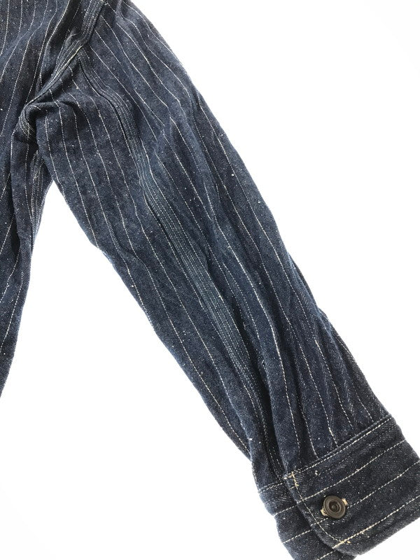 【中古品】【メンズ】 DELUXEWARE デラックスウエア L/S DENIM SHIRT デニムシャツ 長袖シャツ 145-261005-na-05-tagh サイズ：L カラー：インディゴ 万代Net店