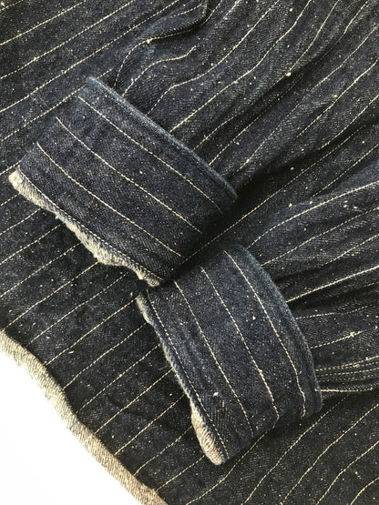 【中古品】【メンズ】 DELUXEWARE デラックスウエア L/S DENIM SHIRT デニムシャツ 長袖シャツ 145-261005-na-05-tagh サイズ：L カラー：インディゴ 万代Net店