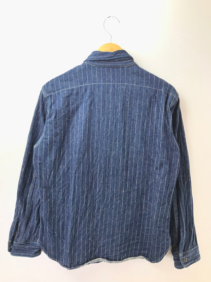 【中古品】【メンズ】 DELUXEWARE デラックスウエア L/S DENIM SHIRT デニムシャツ 長袖シャツ 145-261005-na-05-tagh サイズ：L カラー：インディゴ 万代Net店