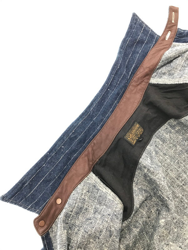 【中古品】【メンズ】 DELUXEWARE デラックスウエア L/S DENIM SHIRT デニムシャツ 長袖シャツ 145-261005-na-05-tagh サイズ：L カラー：インディゴ 万代Net店