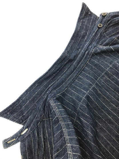 【中古品】【メンズ】 DELUXEWARE デラックスウエア L/S DENIM SHIRT デニムシャツ 長袖シャツ 145-261005-na-05-tagh サイズ：L カラー：インディゴ 万代Net店