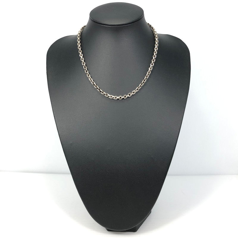 【中古品】【メンズ】 CHROME HEARTS クロムハーツ SV925 PAPER CHAIN NECKLACE 18INCH シルバー925 ペーパーチェーンネックレス 18インチ 190-261028-rt-11-tagh カラー：シルバー 万代Net店