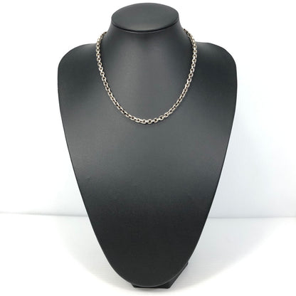 【中古品】【メンズ】 CHROME HEARTS クロムハーツ SV925 PAPER CHAIN NECKLACE 18INCH シルバー925 ペーパーチェーンネックレス 18インチ 190-261028-rt-11-tagh カラー：シルバー 万代Net店
